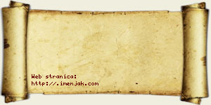 Vojislava Trnjaković vizit kartica